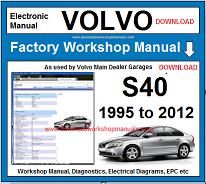 Volvo S40 Service Repair Workshop Manual Download